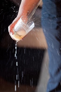 Escanciado de Sidra Trabanco