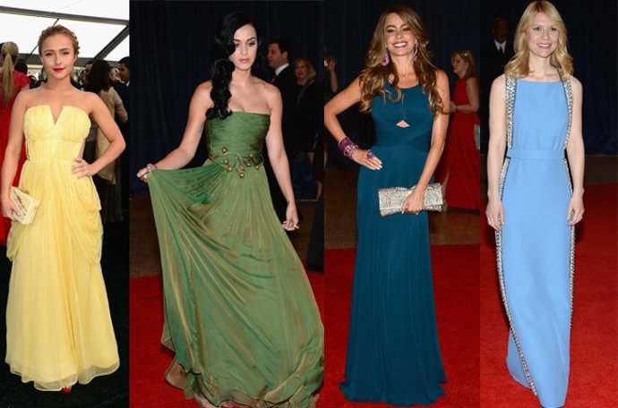 Hayden Paniettere, Katy Perry, Sofía Vergara y Claire Danes