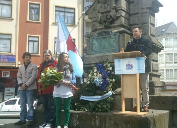 Acto del BNG en homenaje de los mártires de Carral