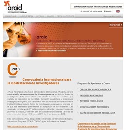La Fundación ARAID convoca seis becas de investigación en la Comunidad.
