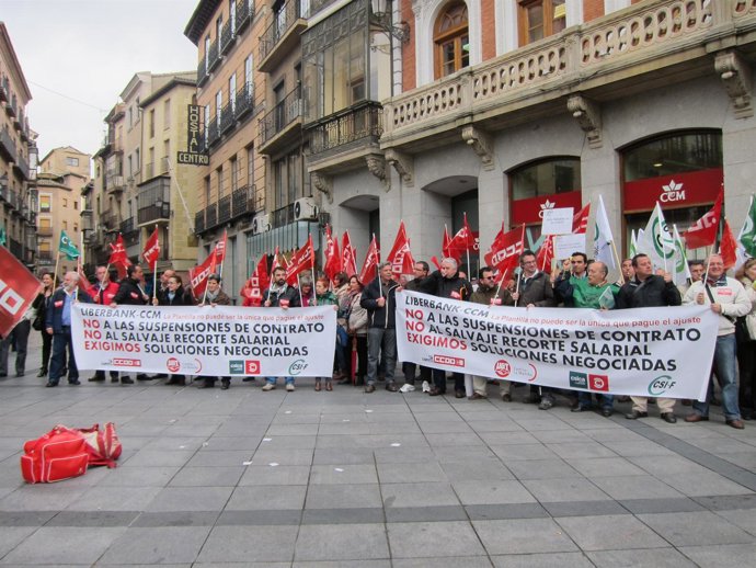 Concentración de delegados de Liberbank