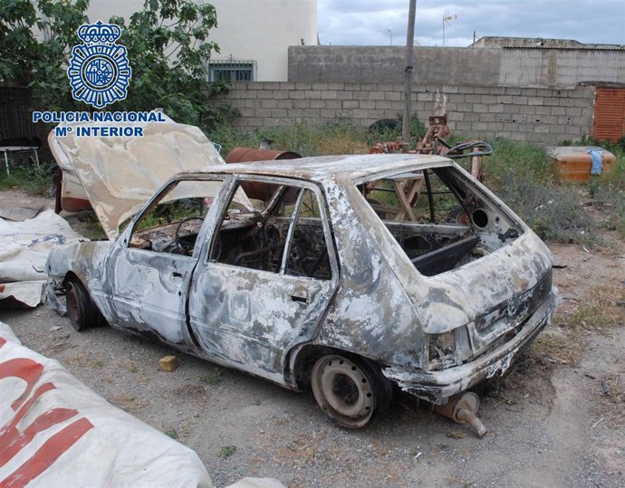 El turismo robado que usaban en sus atracos 