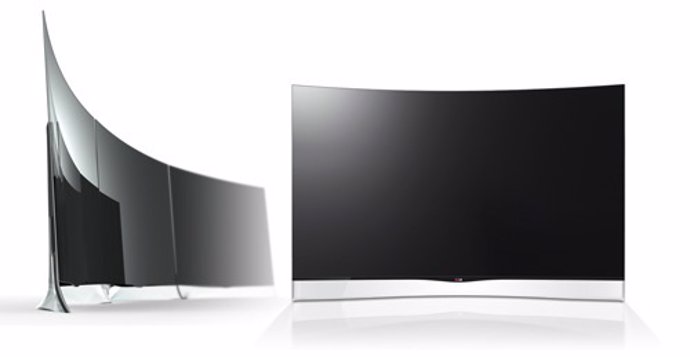 Pantallas OLED HDTV curvadas de LG