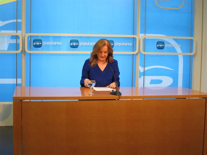 La senadora del PP de La Rioja, Francisca Mendiola