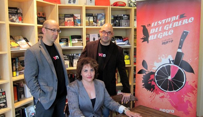 Santiago Álvarez, Marina López y Jordi Llobregat, 'Festival Valencia Negra'