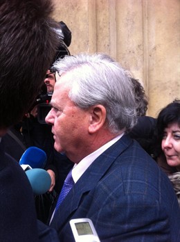 Díaz Alperi a su salida del TSJCV