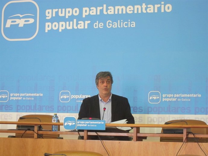 El portavoz parlamentario del PPdeG, Pedro Puy