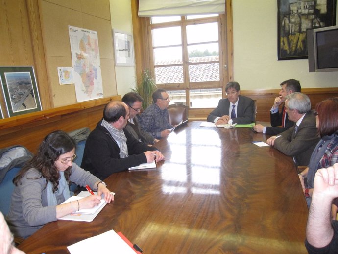 Arturo Aliaga reunido con comité de empresa de Mondelez Internacional de Ateca
