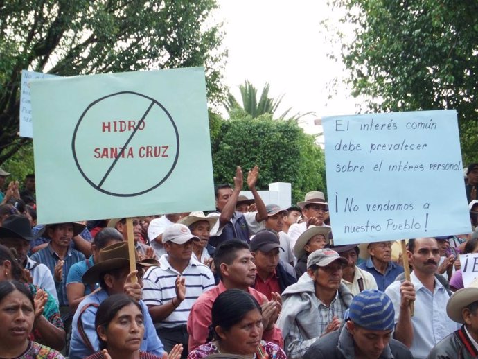 Denuncias de indígenas guatemaltecas contra una hidráulica coruñesa
