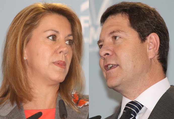 Montaje, MªDolores de Cospedal y Page 