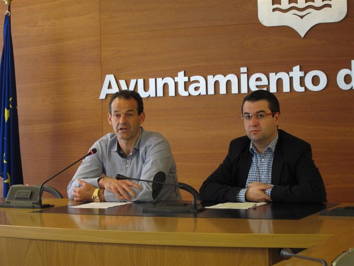 Merino e Ibáñez, en la rueda de prensa de balance