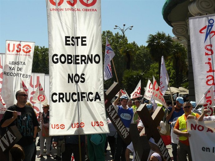 Concentración De Delegados De USO