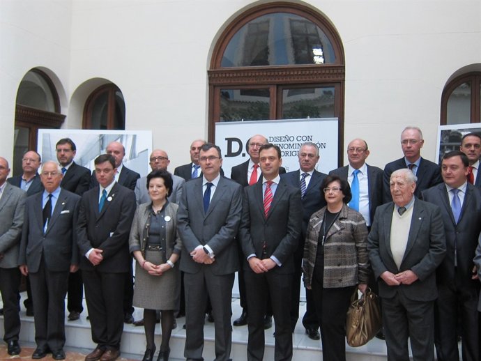 Ballesta y Ortuño en la presentación de la feria