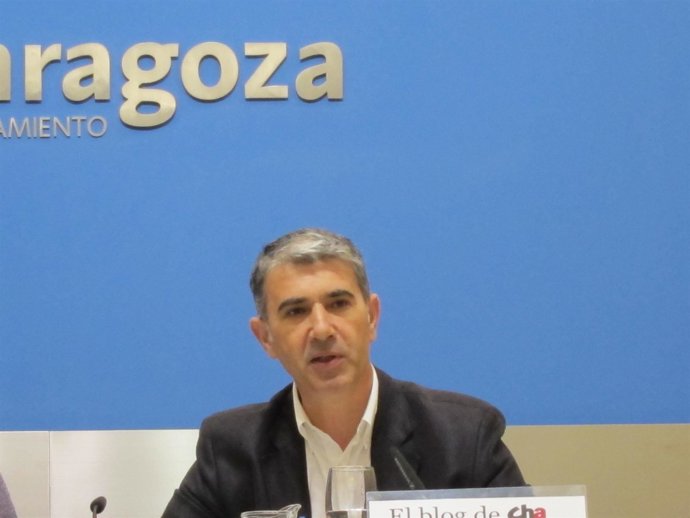 El portavoz de CHA, Juan Martín