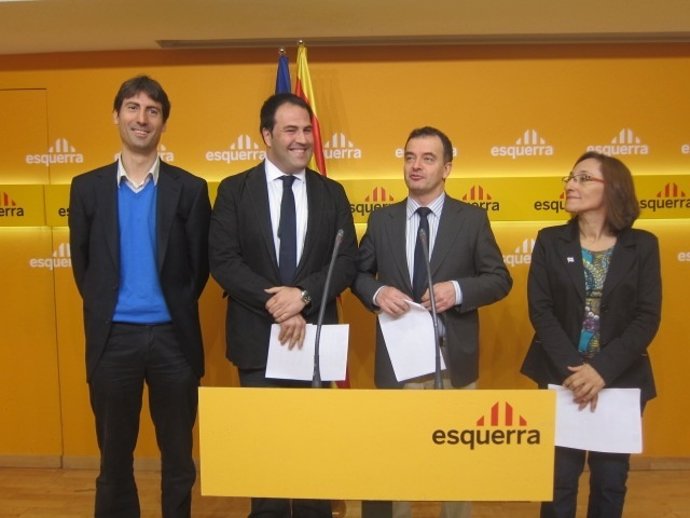 Jordi Solé (ERC) Jon Iñarritu (Amaiur) Alfred Bosch (ERC) Rosana Pérez (BNG)