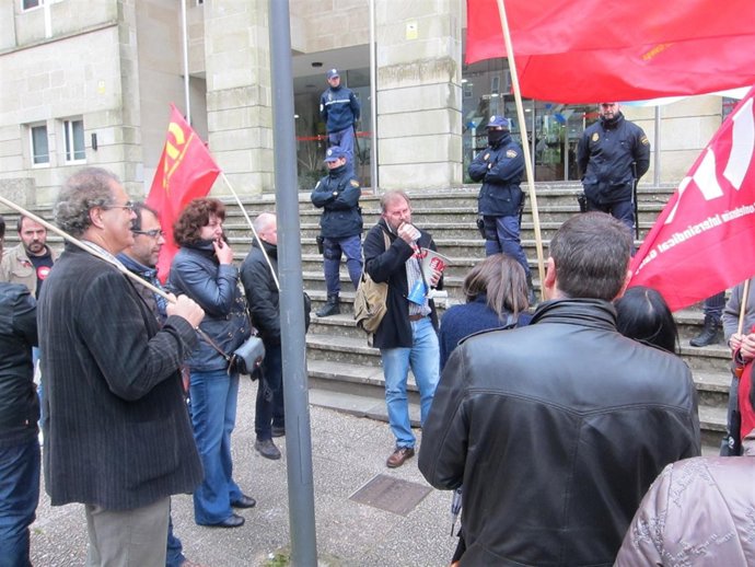 Concentración de sindicatos de función pública ante la EGAP