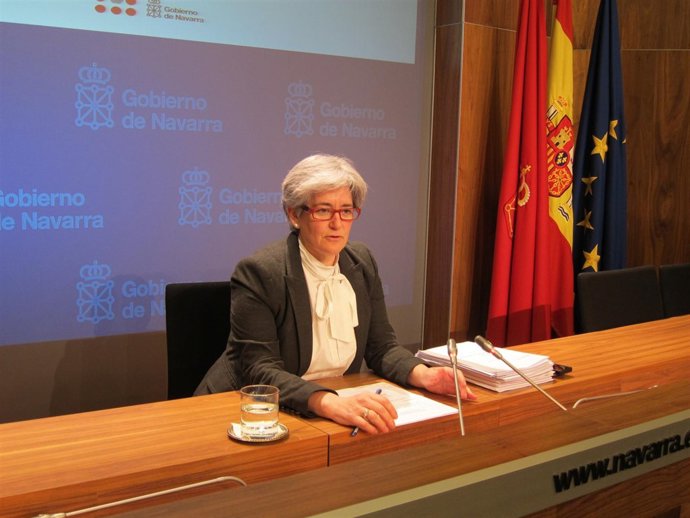 La consejera Lourdes Goicoechea.