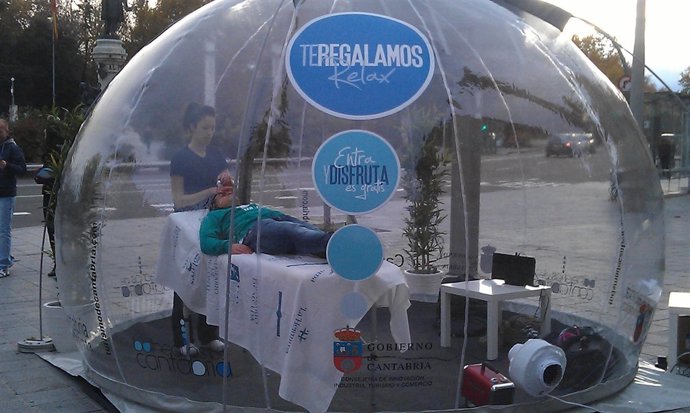 Burbuja relax de los Balnerarios de Cantabria