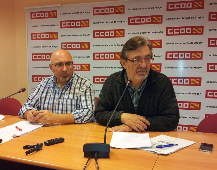 Cantín y Buey han presentado el informe sobre el mercado laboral en Aragón