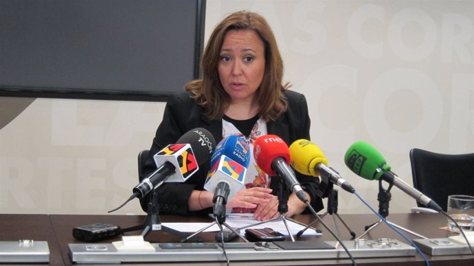 Mayte Pérez, en la rueda de prensa