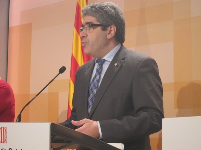 El conseller Francesc Homs, tras el Consell Executiu