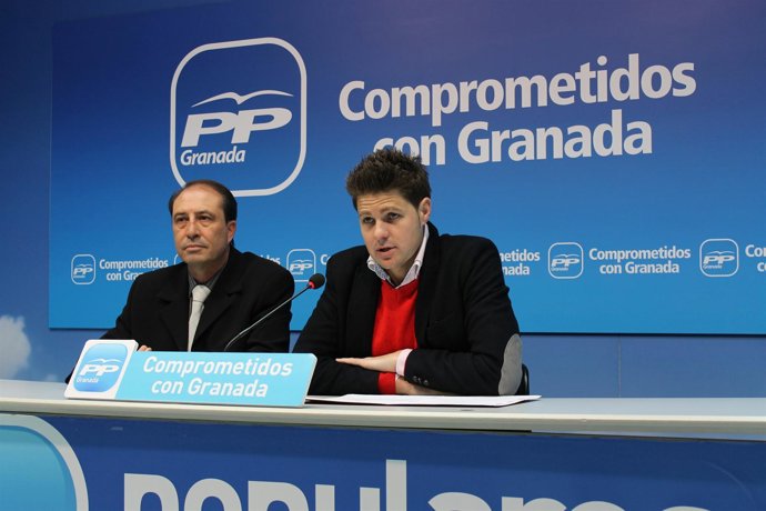 Francisco Tarifa y Eric Escobedo, alcalde de Lanjarón