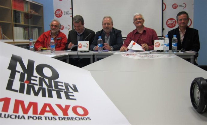 CCOO, UGT, USO, Sterm-Intersindical y Gestha presentan los actos del 1 de mayo