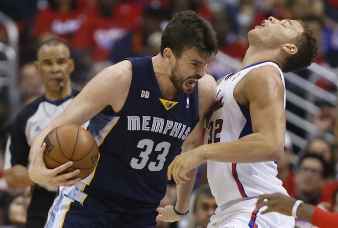 Marc Gasol y Blake Griffin, Clippers-Grizzlies