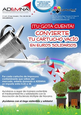 Campaña de Ademna para recaudar fondos.