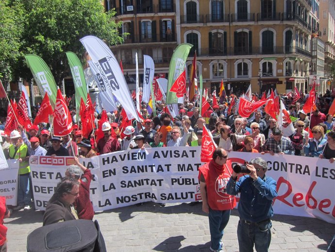 Manifestación 1 de Mayo en Palma