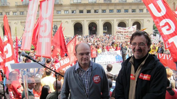 Manifestación del 1 de mayo de 2013 en Zaragoza