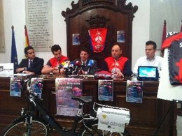 Presentación de la Marcha en Bicicleta Solidaria por Lorca