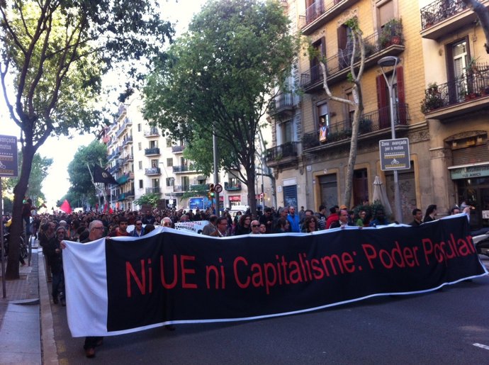 Manifestación alternativa anticapitalista del 1 de mayo