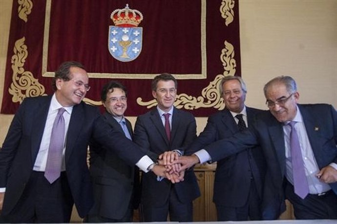 Feijóo firma el acuerdo con Pemex (19 septiembre 2012)