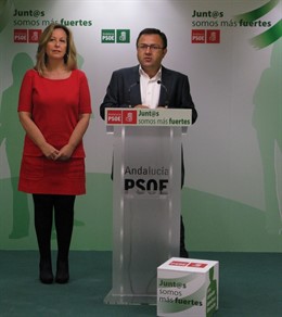 El secretario general del PSOE de Málaga, Miguel Angel Heredia. Trinidad Jiménez