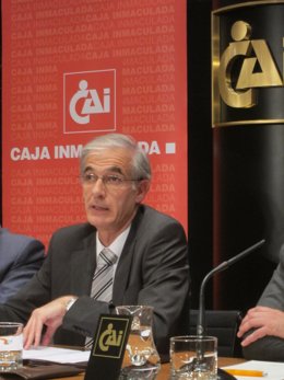 El presidente de Caja Inmaculada, Juan María Pemán.
