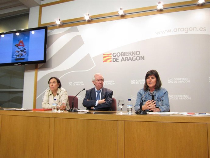 Sierra, Bono y Allué han presentado el balance de la temporada de esquí