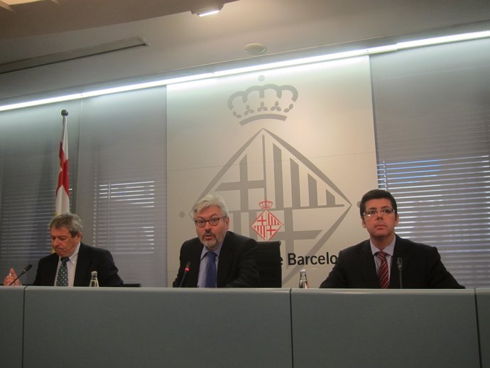 Jordi Ametlló, Joan Puigdollers y Roman Llagostera (Ayuntamiento de Barcelona)