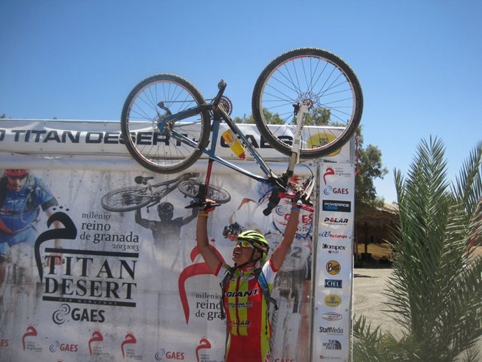 Milton Ramos en el Titan Desert