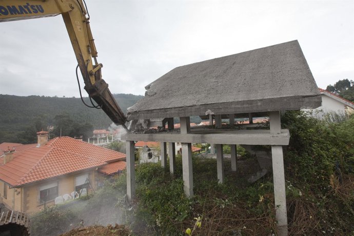 Primera demolición prevista en el Plan de Derribos 