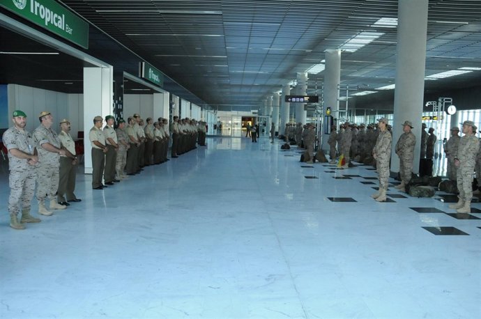Agrupación ASPFOR XXXIII salida a Afganistán desde Gran Canaria
