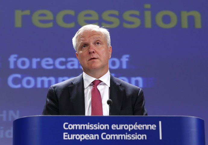 Olli Rehn presenta las previsiones para España