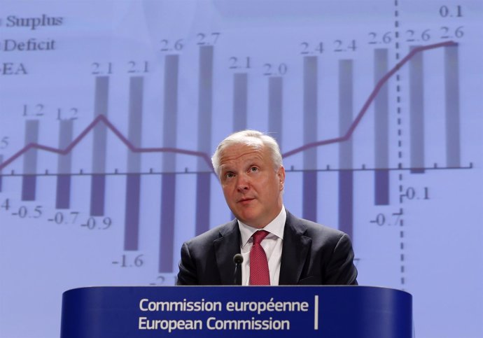 Olli Rehn presenta los resultados económicos de la UE