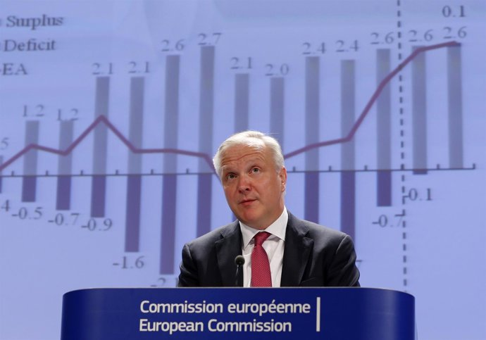 Olli Rehn presenta los resultados económicos de la UE