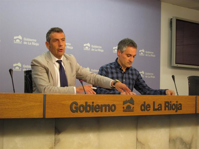 Luis García del Valle, director Empleo, y Jorge Ruano de CCOO