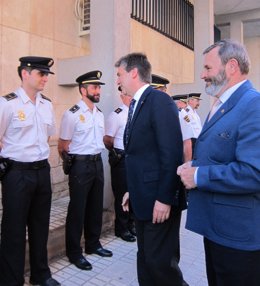 Cosidó junto al subdelegado del Gobierno en Jaén