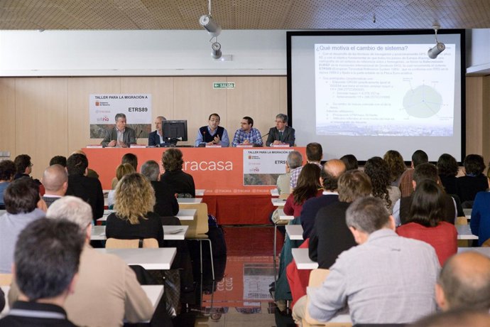 Imagen del taller formativo sobre la migración al sistema ETRS89