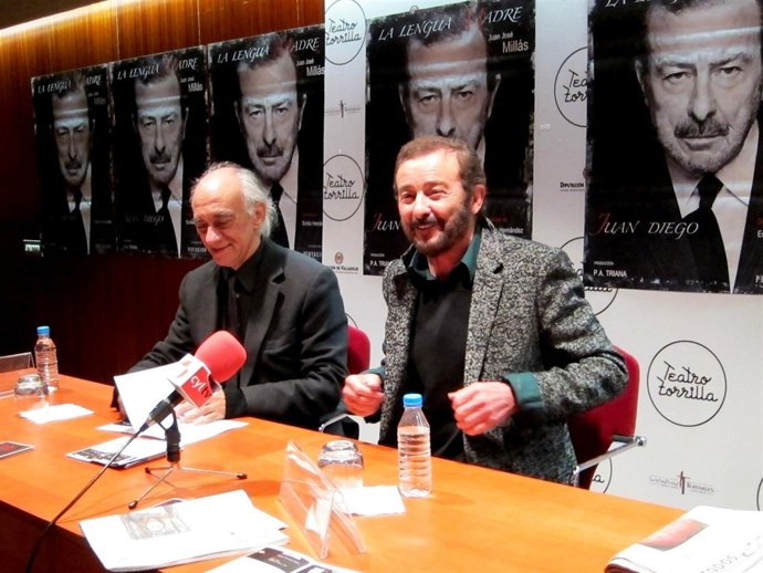 Emilio Hernández y Juan Diego presentan en Valladolid 'La lengua madre'