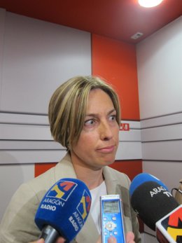 La secretaría de Organización del PSOE-Aragón, Eva Sáenz.