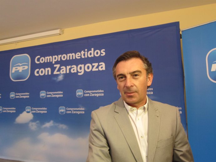 El presidente del PP en la provincia de Zaragoza, Luis María Beamonte.